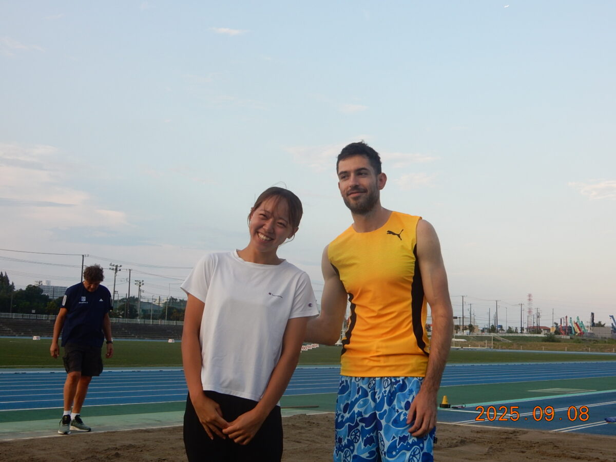 東京世界陸上ギリシャ選手団キャンプ練習 9.8