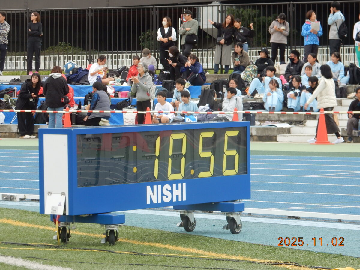 三郷市秋季記録会終わる！