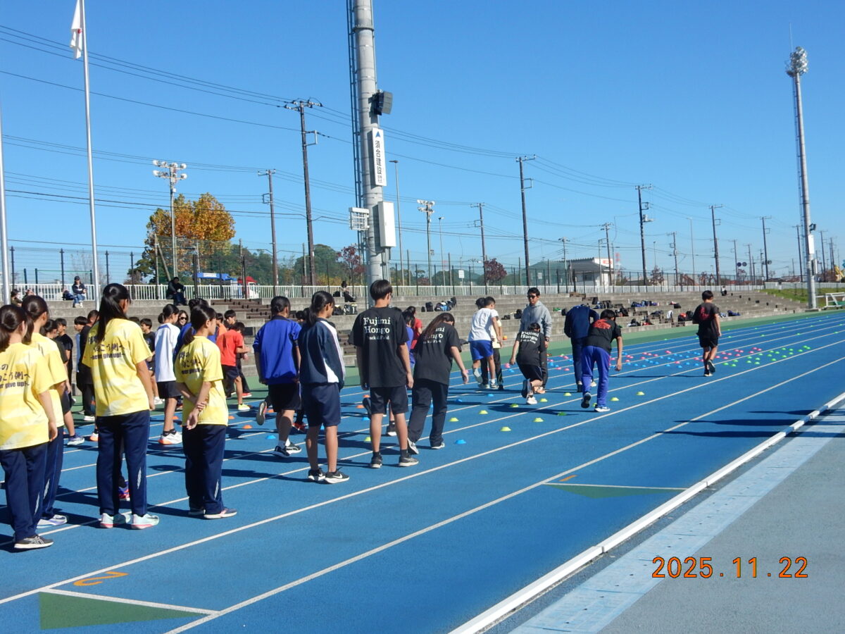 埼玉県中学生陸上競技強化練習会開催！